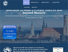 Tablet Screenshot of munich-private-tours.com